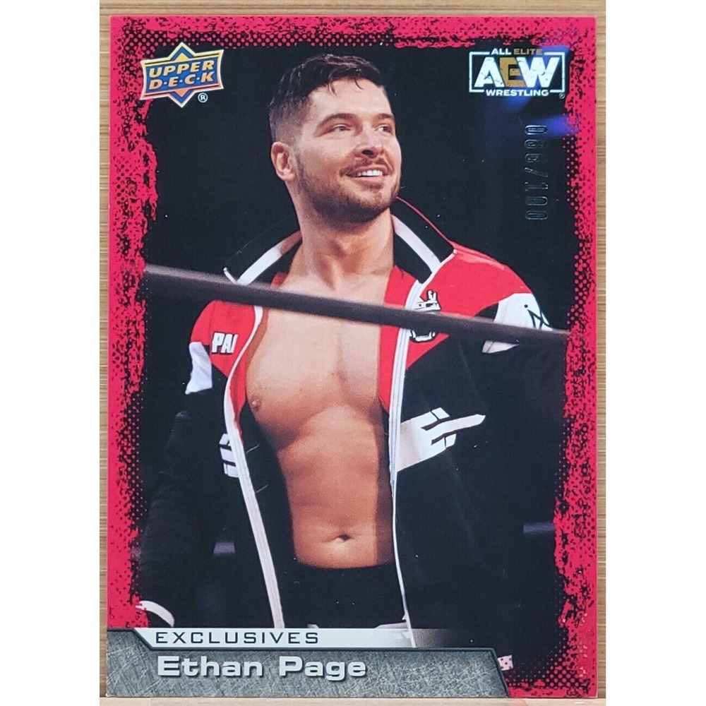 2022 UPPER DECK AEW ETHAN PAGE EXCLUSIVES #D/100